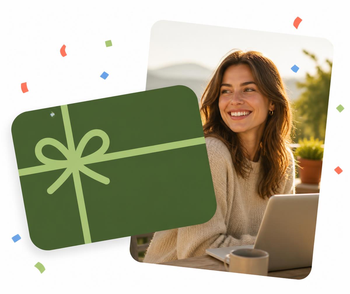 Global Gift Card redeemable at thousands of brands around the world
